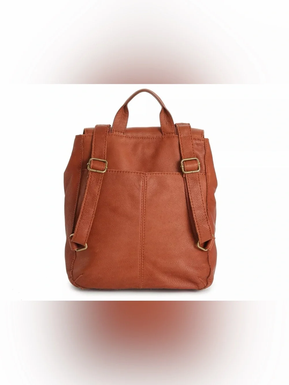 American Leather Co. Cognac Leather Backpack